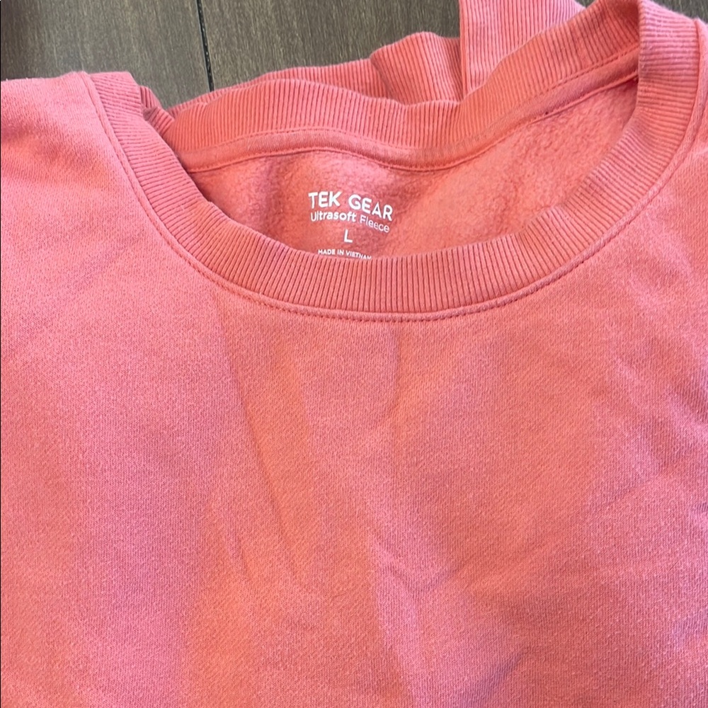 Tek Gear Ultrasoft Fleece Sweatshirt - Coral